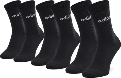 Adidas HC Αθλητικές Κάλτσες Μαύρες 3 Ζεύγη από το MybrandShoes
