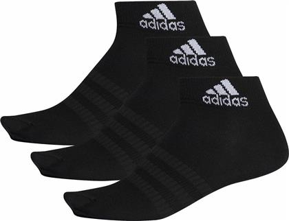 Adidas Light Αθλητικές Κάλτσες Μαύρες 3 Ζεύγη από το Z-mall