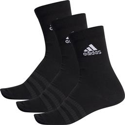 Adidas Light Αθλητικές Κάλτσες Μαύρες 3 Ζεύγη από το Notos