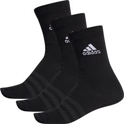Adidas Light Αθλητικές Κάλτσες Μαύρες 3 Ζεύγη από το MyShoe