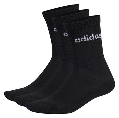 adidas Linear Crew Αθλητικές Κάλτσες Μαύρες - Adidas