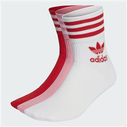 Adidas Mid Cut Αθλητικές Κάλτσες Πολύχρωμες 3 Ζεύγη από το Z-mall