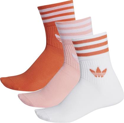 Adidas Mid Cut Crew Socks 3 ζεύγη από το Cosmos Sport