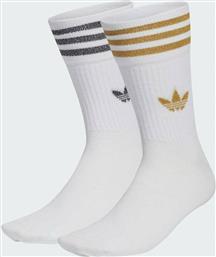 Adidas Glitter Αθλητικές Κάλτσες Λευκές 2 Ζεύγη από το Notos