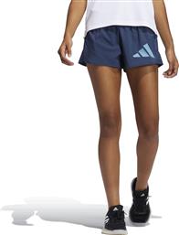 Adidas Pacer Badge Woven Αθλητικό Γυναικείο Σορτς Μπλε