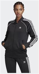 Adidas Primeblue Superstar Γυναικείο Αθλητικό Μπουφάν Μαύρο από το Spartoo