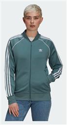 Primeblue Superstar Κοντό Γυναικείο Bomber Jacket Πράσινο Adidas