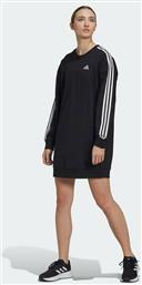 Adidas W 3-Stripes Mini All Day Φόρεμα Μακρυμάνικο Μαύρο