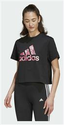 x Zoe Saldana Γυναικείο Αθλητικό T-shirt Μαύρο Adidas