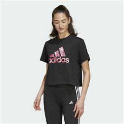 Adidas x Zoe Saldana Γυναικείο T-shirt Μαύρο με Στάμπα