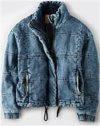 AE Denim Puffer Jacket - 1383-2577-400 - Μπλε από το Notos