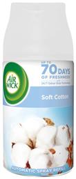 Ανταλλακτικό Συσκευής Ψεκασμού Freshmatic Pure Soft Cotton 250ml Airwick
