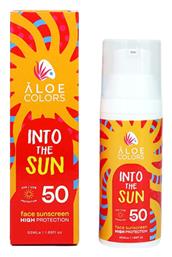 Into The Sun Αντηλιακή Κρέμα Προσώπου SPF50 50ml Aloe Colors