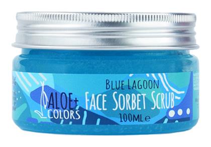 Aloe+ Colors Sorbet Blue Lagoon Scrub για Προσώπο & Σώμα σε Gel 100ml