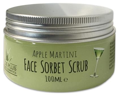 Aloe+ Colors Sorbet Scrub Apple Martini Scrub για Προσώπο & Σώμα σε Gel 100ml