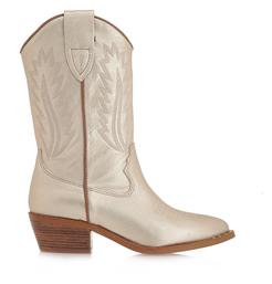 Δερμάτινες Γυναικείες Μπότες Cowboy Platino Gibson Alpe