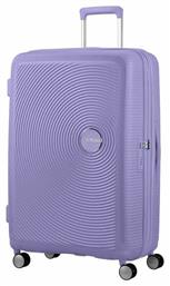 Soundbox Spinner Μεγάλη Βαλίτσα με ύψος 77cm σε Μωβ χρώμα American Tourister