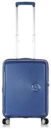 Soundbox Spinner Βαλίτσα Καμπίνας με ύψος 55cm σε Μπλε χρώμα American Tourister