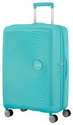 Soundbox Spinner Βαλίτσα Καμπίνας με ύψος 55cm σε Μπλε χρώμα American Tourister