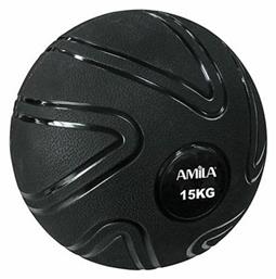 AMILA Μπάλα Slam 15kg σε Μαύρο Χρώμα - Amila