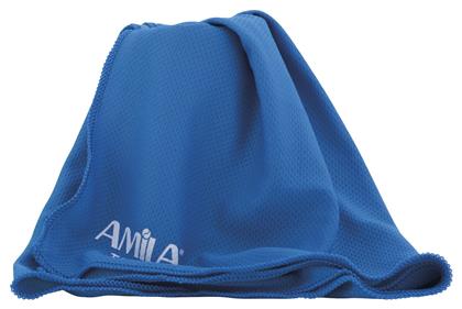 Cool Towel Πετσέτα Ψύξης Γυμναστηρίου Μπλε 100x30cm Amila