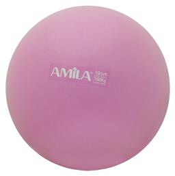 Mini Μπάλα Pilates 19cm 0.15kg σε Ροζ Χρώμα Amila