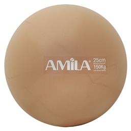 Mini Μπάλα Pilates 25cm 0.18kg σε χρυσό χρώμα Amila