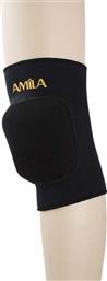 Neoprene 83116 Επιγονατίδες Βόλεϊ Ενηλίκων Μαύρες Large Amila