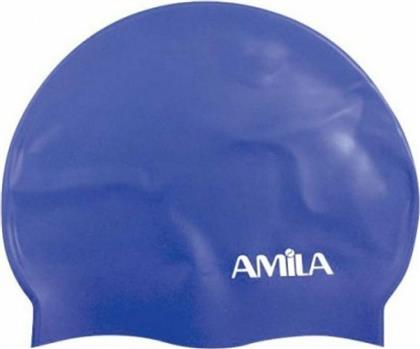 Amila Σκουφάκι Κολύμβησης Ενηλίκων από Σιλικόνη Μπλε
