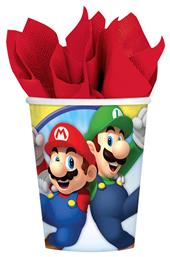 Super Mario Ποτήρια 250ml 8τμχ Amscan από το Moustakas Toys