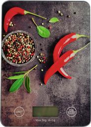805648 Ψηφιακή Ζυγαριά Κουζίνας 1gr/5kg Peppers Ankor