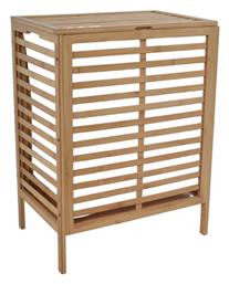 Καλάθι Απλύτων Bamboo με Καπάκι 53x35x71cm Μπεζ Ankor