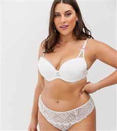 Ann Summers Curve Sexy Lace plunge bra in white από το Asos
