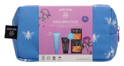 Aqua Beelicious Tinted Σετ Περιποίησης για Ενυδάτωση & Καθαρισμό Προσώπου Apivita