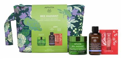 Bee Radiant Σετ Περιποίησης με Κρέμα Προσώπου για Κανονικές/Μικτές Επιδερμίδες Apivita