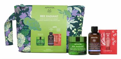 Bee Radiant Σετ Περιποίησης με Κρέμα Προσώπου για Ξηρές Επιδερμίδες Apivita