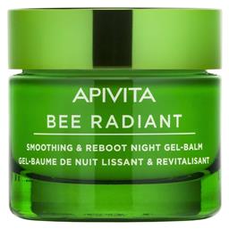 Bee Radiant White Peony & Patented Propolis Balm Προσώπου Νυκτός για Ενυδάτωση & Αντιγήρανση με Υαλουρονικό Οξύ 50ml Apivita