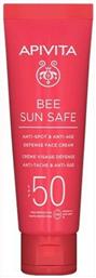 Bee Sun Safe Anti-Spot & Anti-Age Αδιάβροχη Αντηλιακή Κρέμα Προσώπου SPF50 50ml Apivita