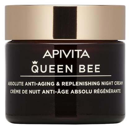 Queen Bee Absolute Anti Aging & Replenishing Συσφικτική Κρέμα Νυκτός 50ml Apivita