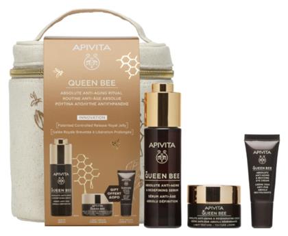 Queen Bee Serum Σετ Περιποίησης για Αντιγήρανση, Ενυδάτωση & Λάμψη Apivita