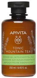 Tonic Mountain Tea Αφρόλουτρο σε Gel με Αιθέρια Έλαια 250ml Apivita