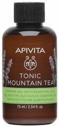 Tonic Mountain Tea Αφρόλουτρο σε Gel με Αιθέρια Έλαια 75ml Apivita