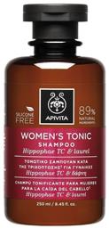 Women's Tonic Hippophae TC & Laurel Σαμπουάν κατά της Τριχόπτωσης για Όλους τους Τύπους Μαλλιών 250ml Apivita