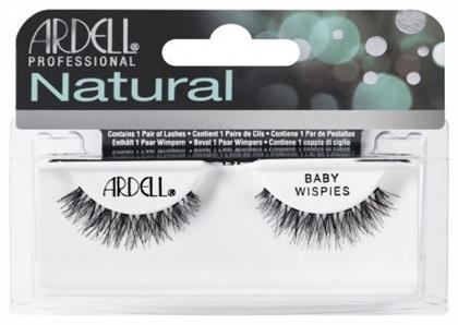 Natural Ψεύτικες Βλεφαρίδες σε Μαύρο χρώμα Baby Wispies Ardell