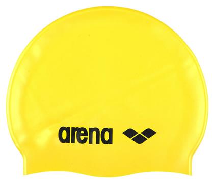 Classic Σκουφάκι Κολύμβησης Ενηλίκων από Σιλικόνη Κίτρινο Arena