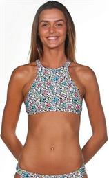 Think High Neck Bikini Top Λευκό Arena