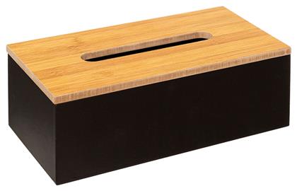 Θήκη για Χαρτομάντηλα Ξύλινη Μαύρη 25x13x9cm AT000267 Aria Trade