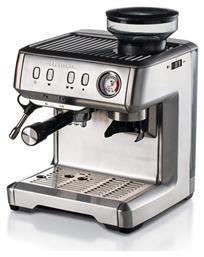 1313 Αυτόματη Μηχανή Espresso 1600W Πίεσης 15bar με Μύλο Άλεσης Ασημί Ariete από το Polihome