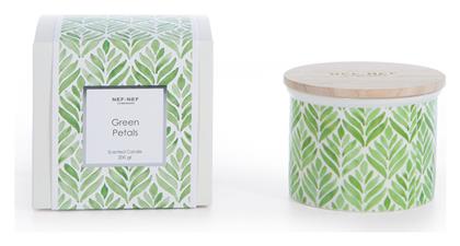 Αρωματικο Κερι Πράσινο Petals 200gr Πράσινο Nef-nef Homeware - Nef Nef