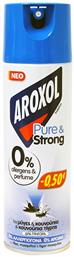 Pure & Strong Εντομοκτόνο Spray για Κουνούπια 300ml Aroxol